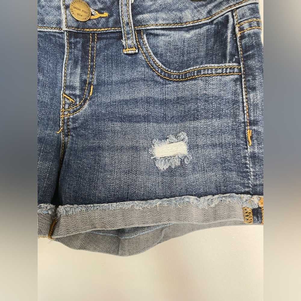 Denim low rise shorts by Sneak Peak, Size S๐ - Picture 7 of 10